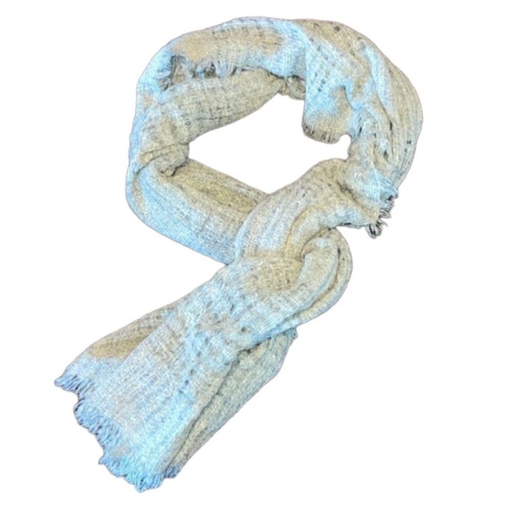 Target- Grey Open Knit Blanket Scarf Shawl